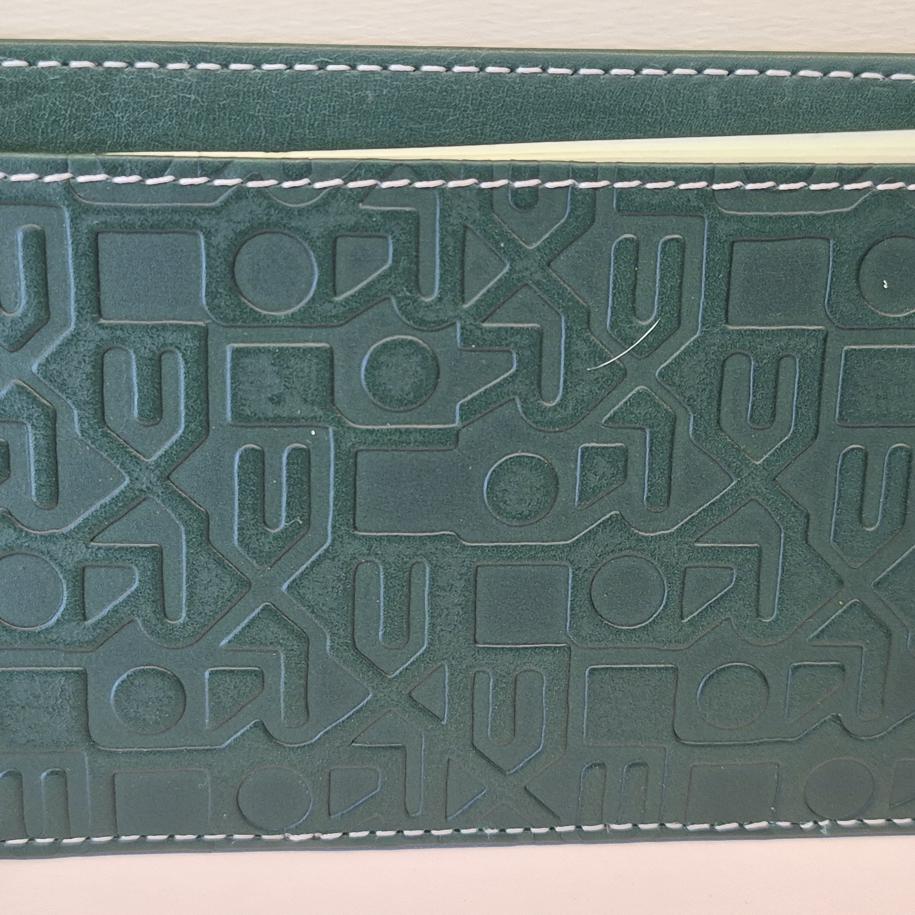 Rolex Embossed Leather Cardcase Note Pad New In Rolex Box